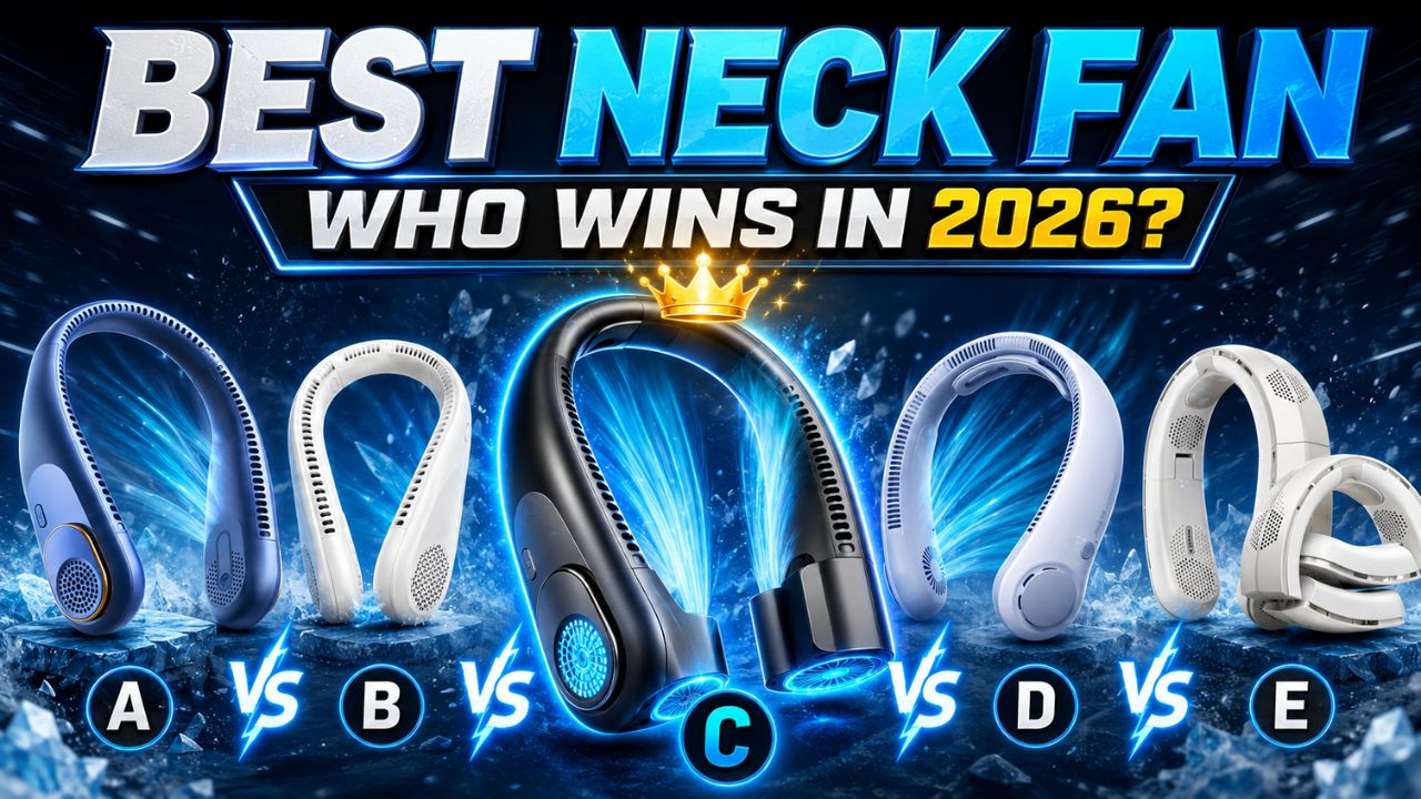 Best Neck Fan 2026 | Top Portable Neck Fans for Summer, Travel & Outdoor Use